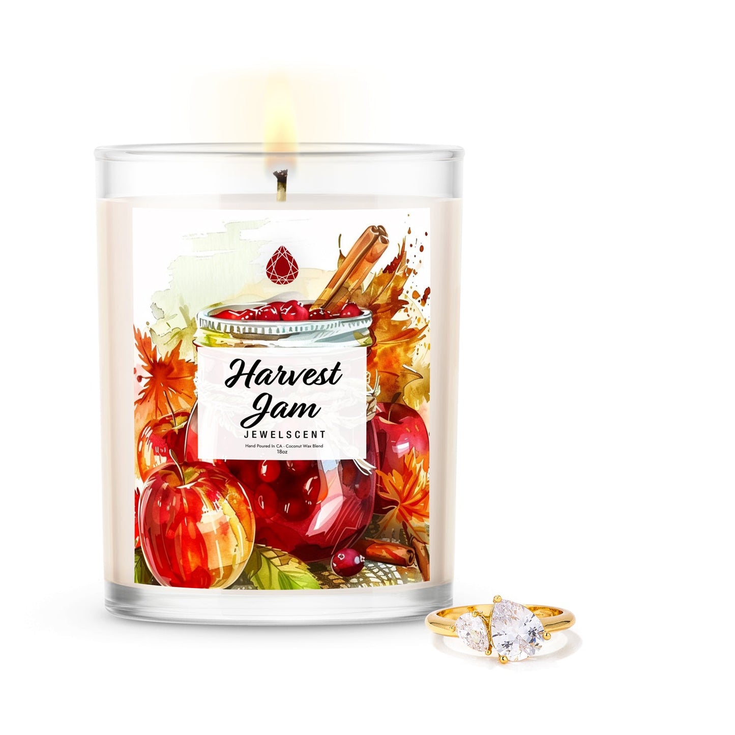 Harvest Jam 18oz Home Jewelry Candle by JewelScent