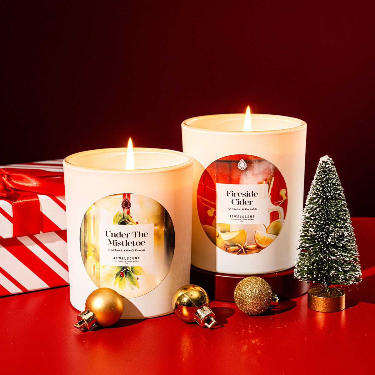 Fireside Cider Jewelry Candle 10oz Signature Scented Candle