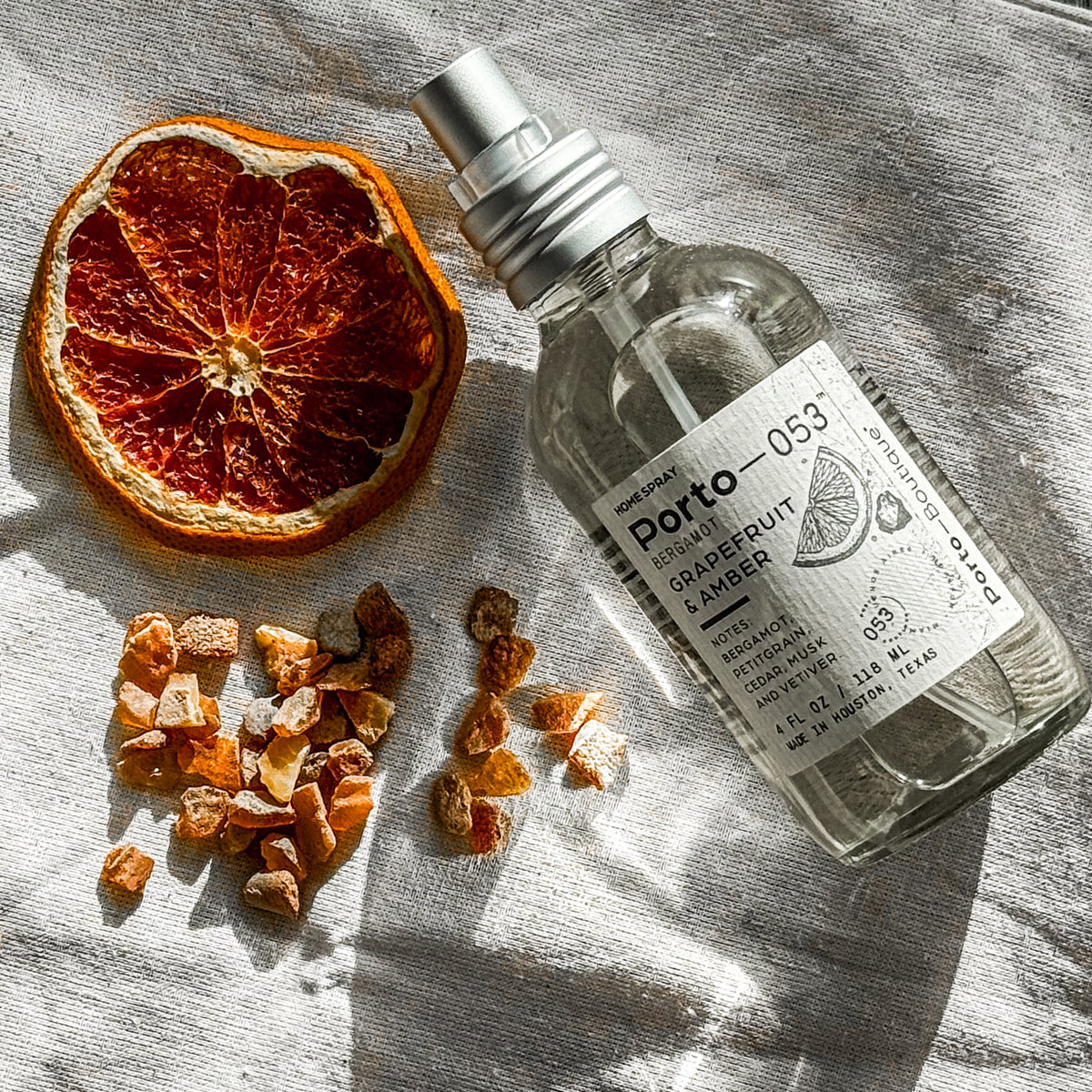 Porto 053 Room Spray Premium Home Fragrance Linen And Fabric Freshener 4 Oz
