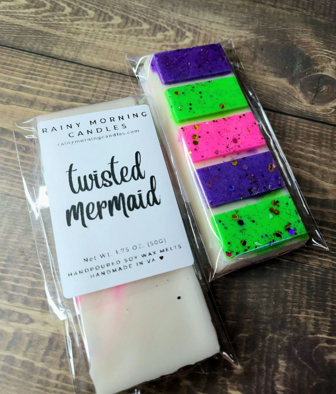 Twisted Mermaid Wax Melts - Enchanting Scents for Your Home by Rainy Morning Candles