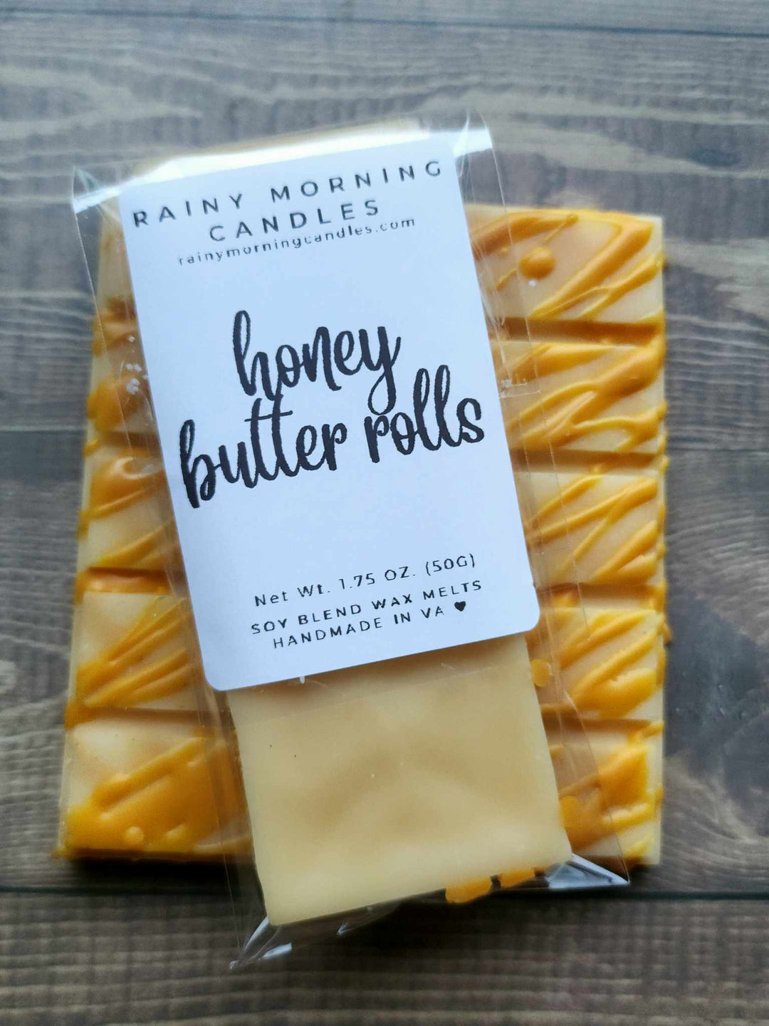 Honey Butter Rolls Wax Melts - Sweet Scented Aromatherapy for Your Home by Rainy Morning Candles