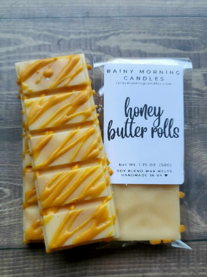 Honey Butter Rolls Wax Melts - Sweet Scented Aromatherapy for Your Home by Rainy Morning Candles