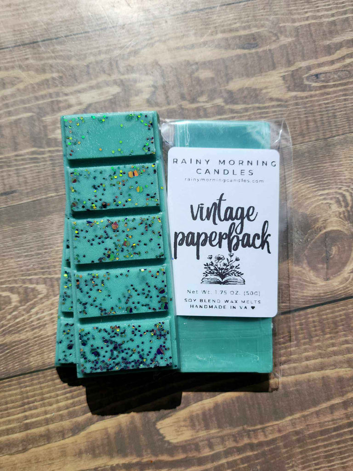 Vintage Paperback | Wax Melts by Rainy Morning Candles