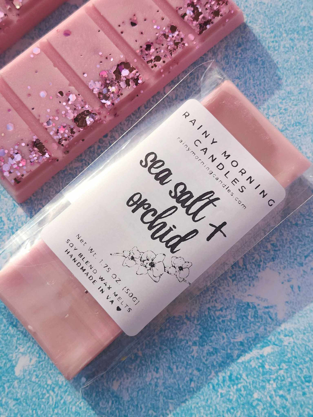 Sea Salt & Orchid | Wax Melts by Rainy Morning Candles