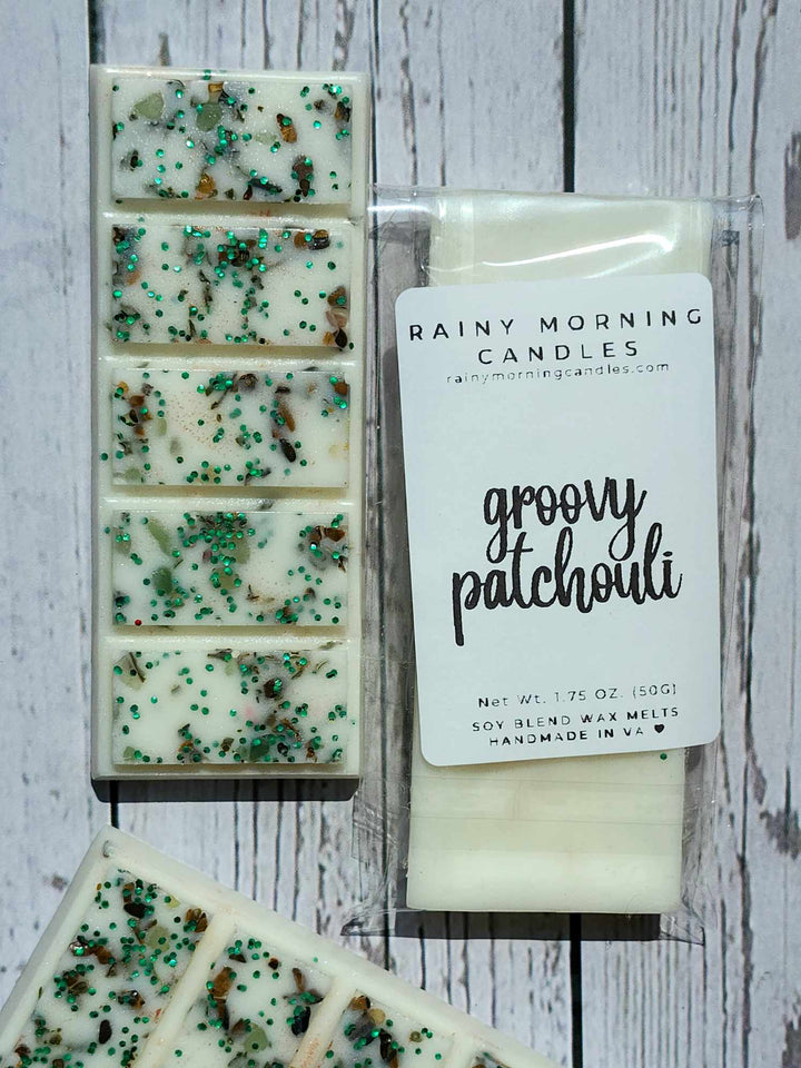 Groovy Patchouli Wax Melts - Aromatic Fragrance for Your Home by Rainy Morning Candles