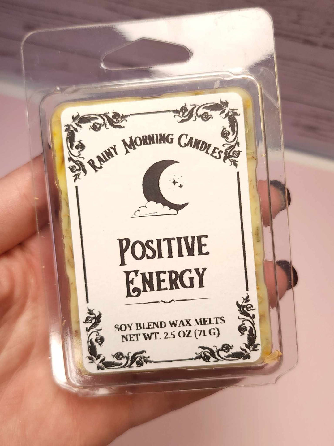 Positive Energy Wax Melts | Intention and Ritual for Uplifting Aromas by Rainy Morning Candles