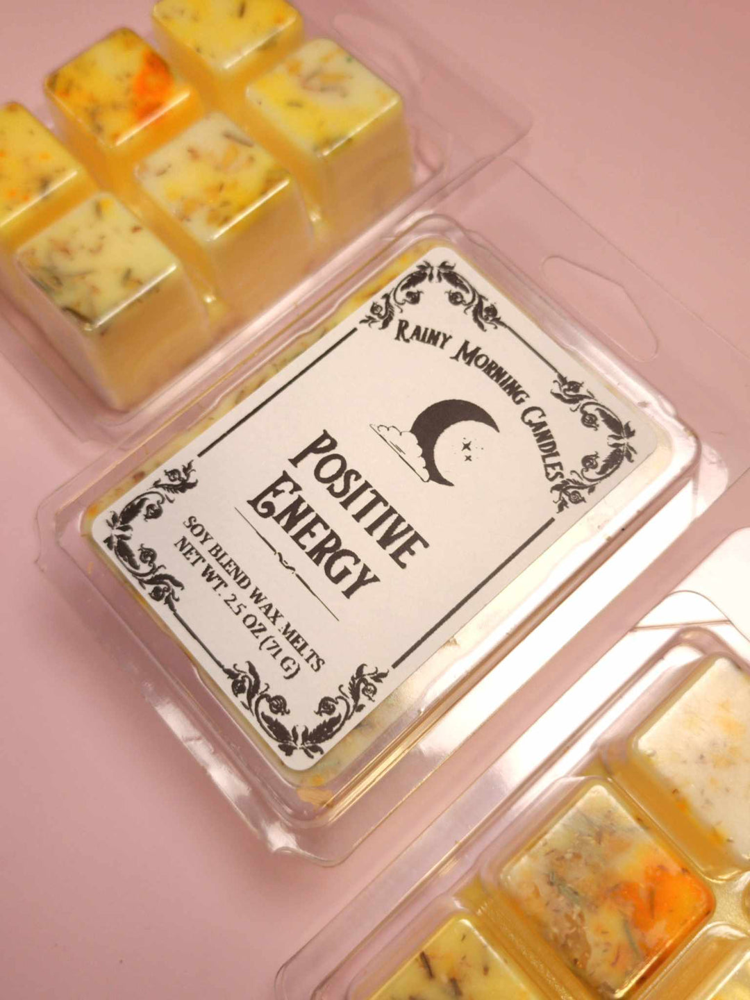 Positive Energy Wax Melts | Intention and Ritual for Uplifting Aromas by Rainy Morning Candles
