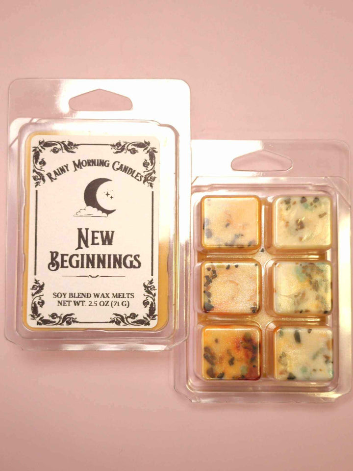 New Beginnings Intention Ritual Wax Melts for Mindful Moments - Deeunta Domain