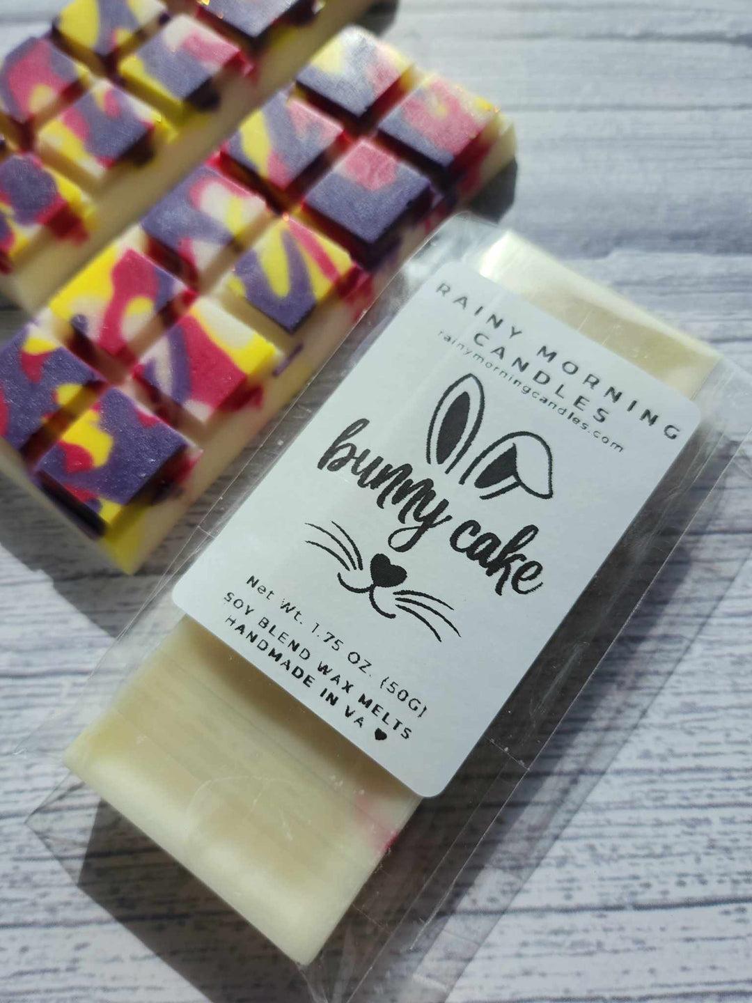 Bunny Cake | Coconut + Lemon Cake | Wax Melts by Rainy Morning Candles