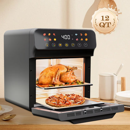 12QT 12 In 1 Smart Air Fryer Oven With One Touch Presets