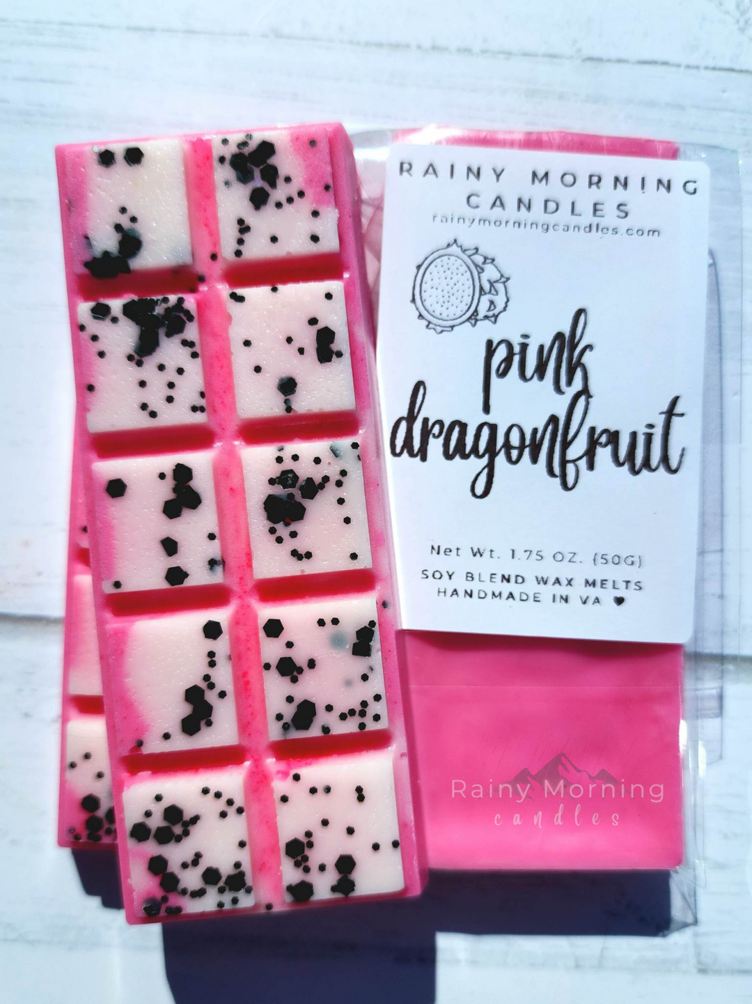Pink Dragonfruit | Wax Melts by Rainy Morning Candles