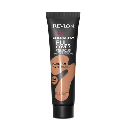 Revlon ColorStay Full Cover Longwear Matte Foundation, Heat & Sweat Resistant Lightweight Face Makeup, Caramel (425), 1.0 oz - Deeunta Domain