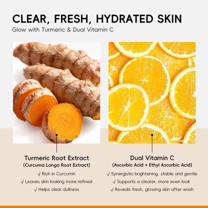 QUIYUM Skin Care Set, Turmeric Vitamin C Skincare 7PCS - Facial Skin Care Routine Kit for Women, Dark Spot Remover for Face, Reduce Acne, Oil Control, Deep Clean, Birthday Mother's Day Gifts Sets - Deeunta Domain
