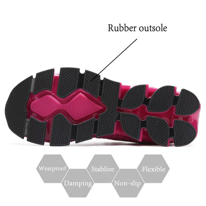 Wrezatro Women's Slip on Walking Running Shoes Blade Tennis Casual Fashion Sneakers Comfort Non Slip Work Sport Athletic Trainer