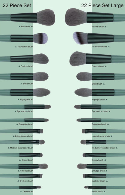 Koccido Makeup Brushes 22 Pcs Makeup Kit,Foundation Brush Eyeshadow Brush Make up Brushes Set (Pink, 22 Piece Set) - Deeunta Domain