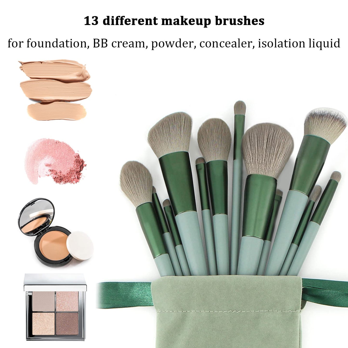 Koccido Makeup Brushes 22 Pcs Makeup Kit,Foundation Brush Eyeshadow Brush Make up Brushes Set (Pink, 22 Piece Set) - Deeunta Domain