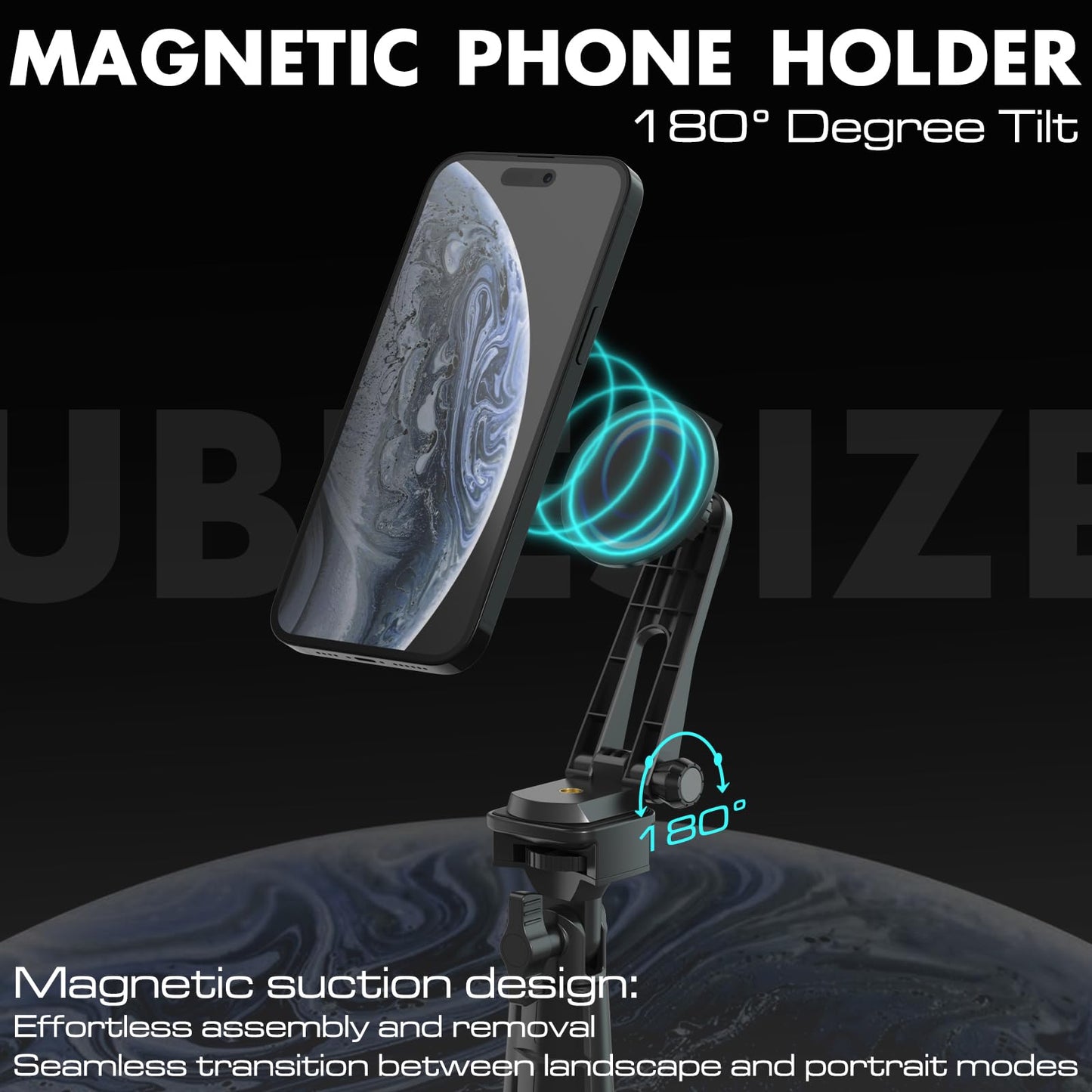 UBeesize 12'' LED RGB Ring Light with 62'' Tripod Stand, Selfie Ring Light for Video Recording, Live Streaming, TikTok & YouTube, Compatible with iPhone & Android - Deeunta Domain