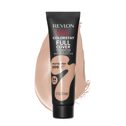Revlon ColorStay Full Cover Longwear Matte Foundation, Heat & Sweat Resistant Lightweight Face Makeup, Caramel (425), 1.0 oz - Deeunta Domain