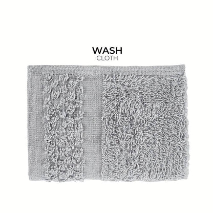 Gray Cotton Bath Towel Set Soft Absorbent Quick Dry Towels 10 To 32 Pieces