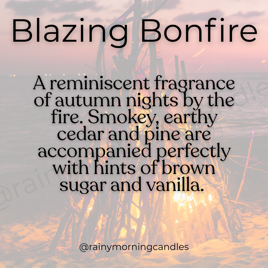 Blazing Bonfire | Wax Melts by Rainy Morning Candles
