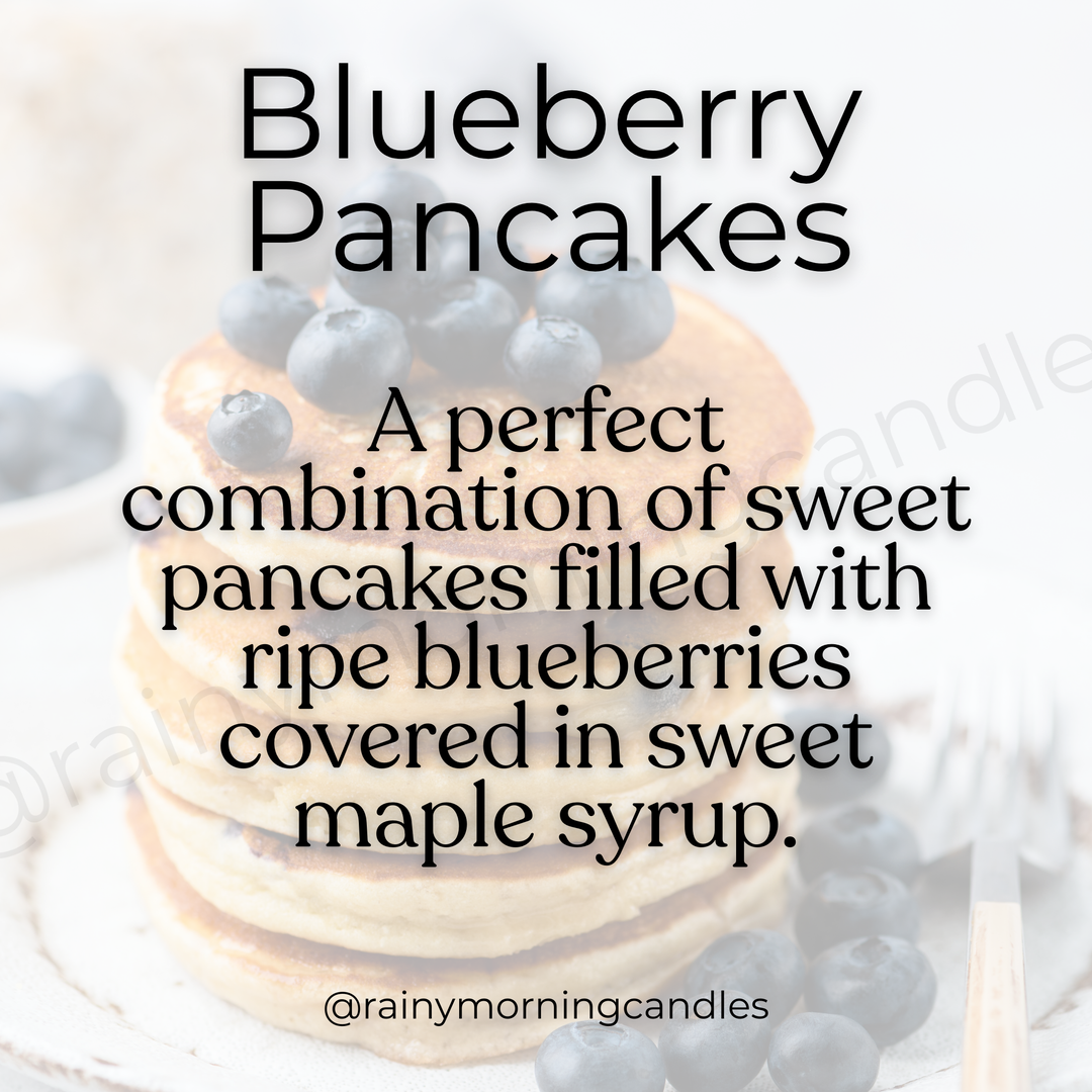 Blueberry Pancakes Wax Melts - Deliciously Scented Home Fragrance by Rainy Morning Candles