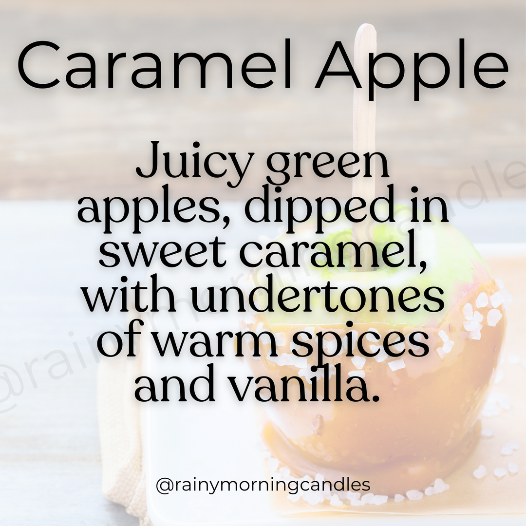 Caramel Apple Wax Melts - Indulge in Autumn's Sweet Fragrance by Rainy Morning Candles