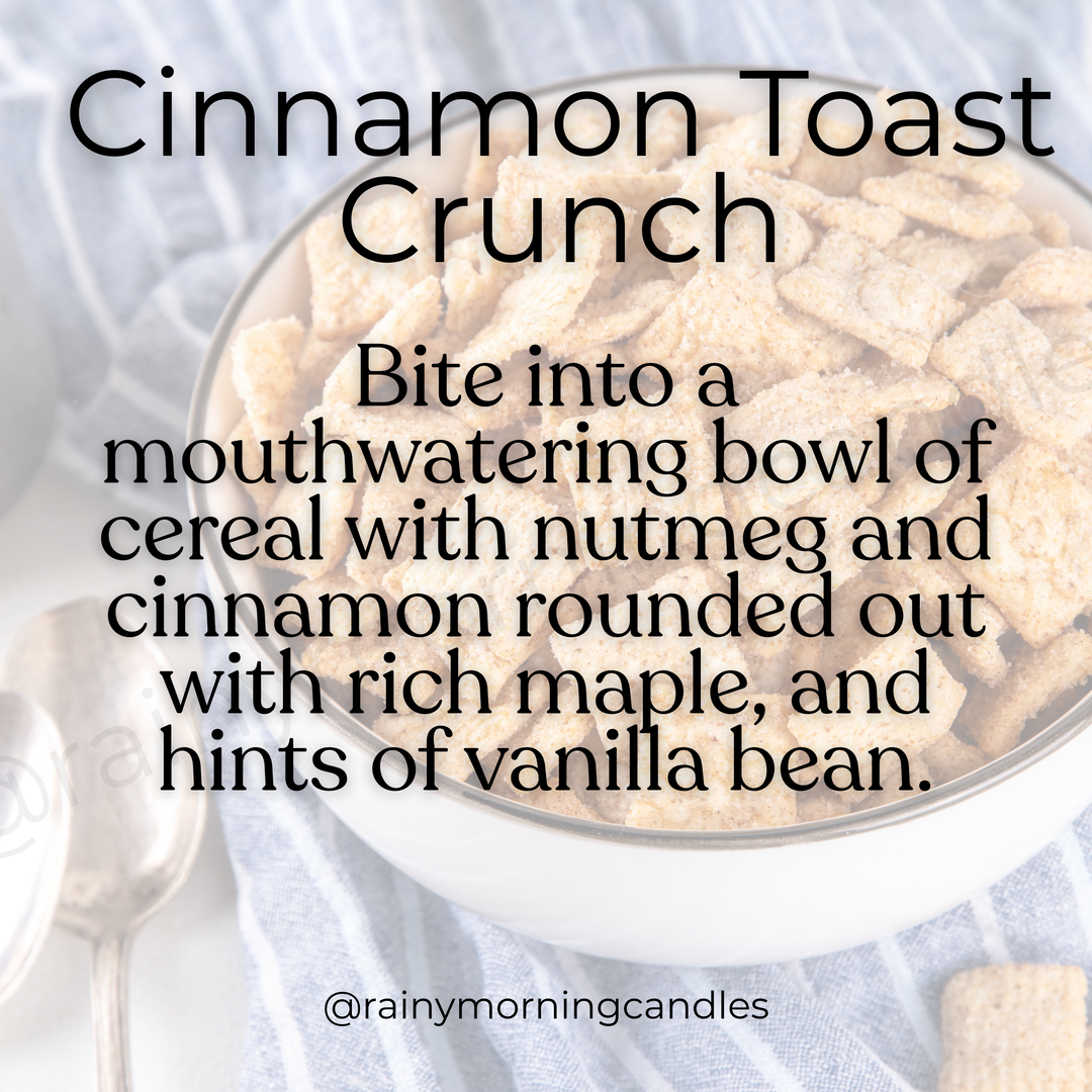 Cinnamon Toast Crunch | Wax Melts by Rainy Morning Candles