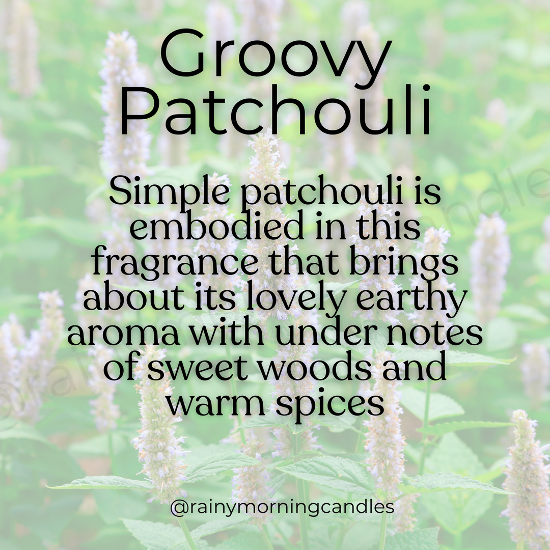 Groovy Patchouli Wax Melts - Aromatic Fragrance for Your Home by Rainy Morning Candles