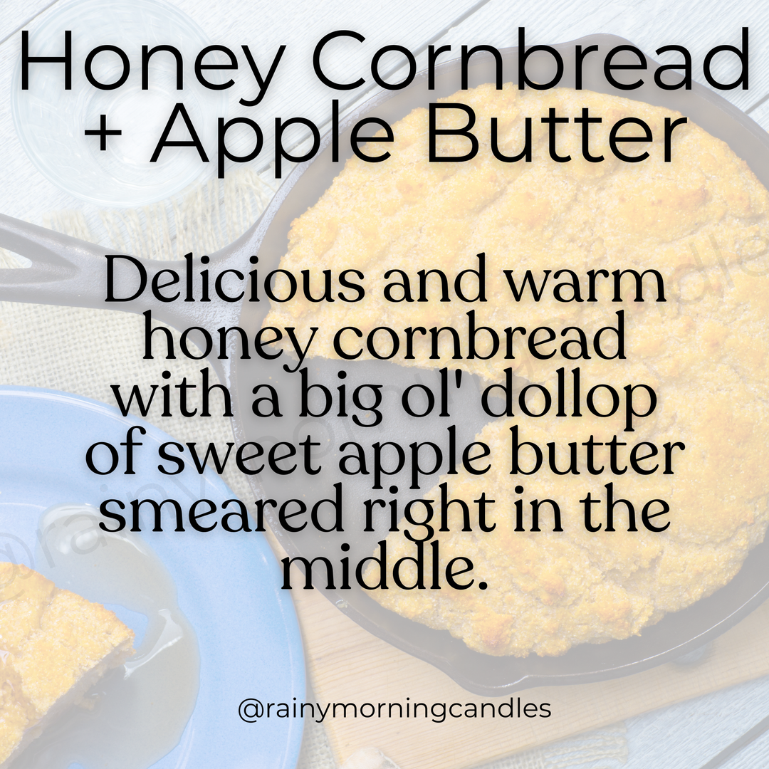 Honey Cornbread Wax Melts with Apple Butter | Sweet Aromatic Experience by Rainy Morning Candles