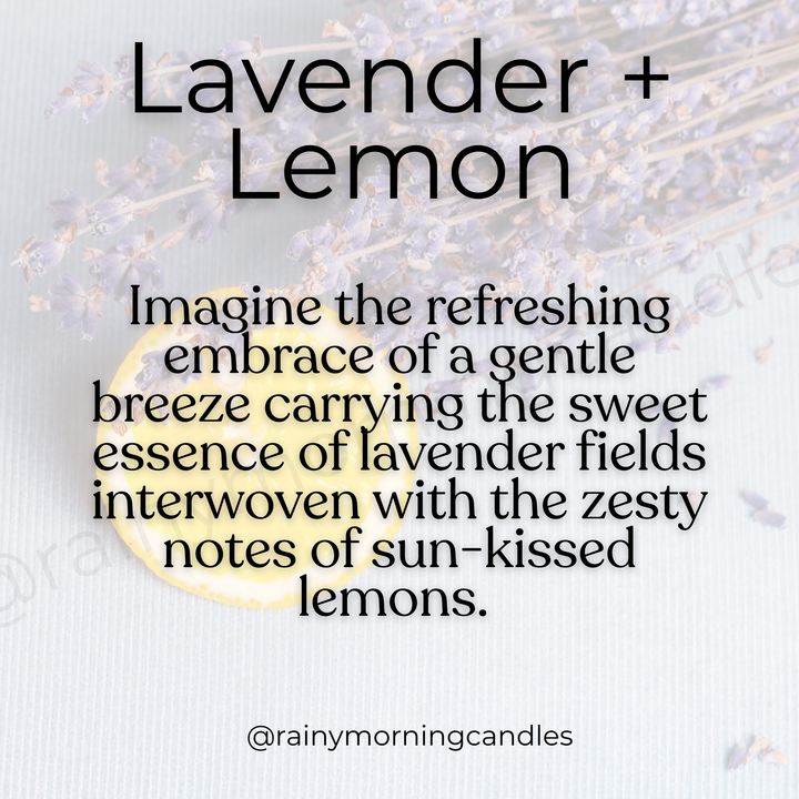 Lavender Lemon Wax Melts for Soothing Fragrance and Relaxation by Rainy Morning Candles