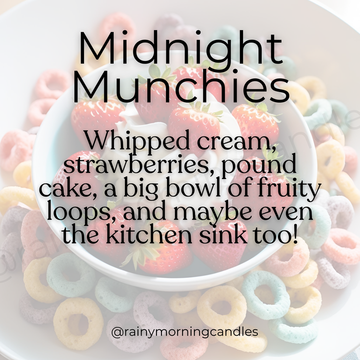 Midnight Munchies Wax Melts for a Cozy Ambiance by Rainy Morning Candles