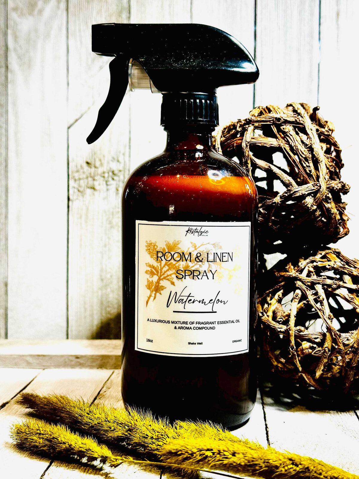 Natural Essential Oil Room And Linen Spray For Home And Bedding