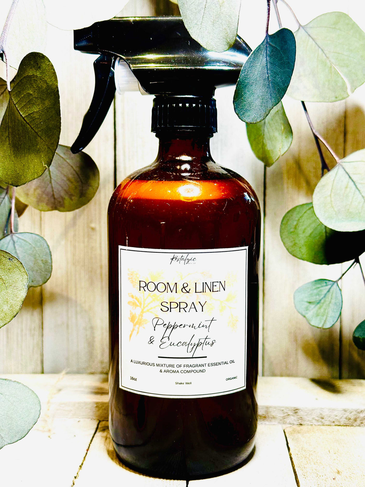 Natural Essential Oil Room And Linen Spray For Home And Bedding