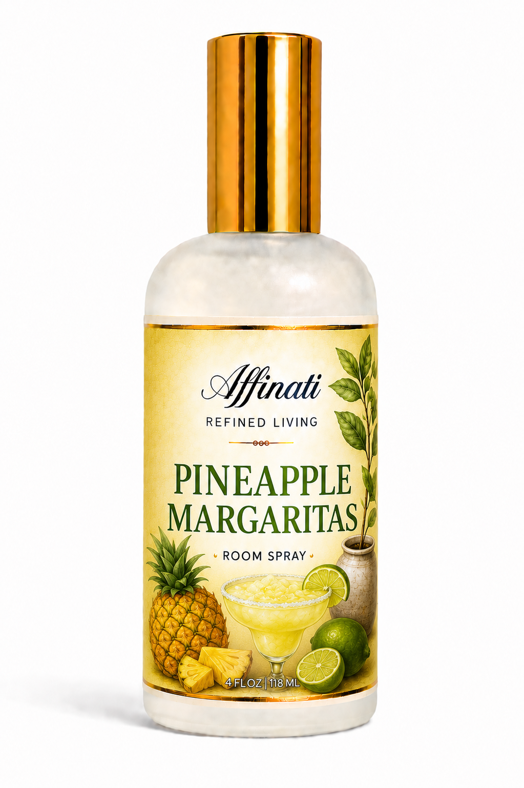Pineapple Margaritas Room And Linen Spray 4 Oz Tropical Fragrance