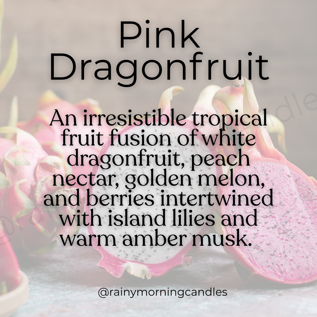 Pink Dragonfruit | Wax Melts by Rainy Morning Candles