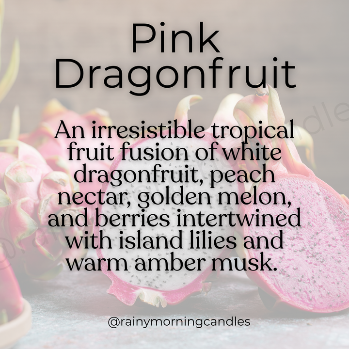 Pink Dragonfruit | Wax Melts by Rainy Morning Candles