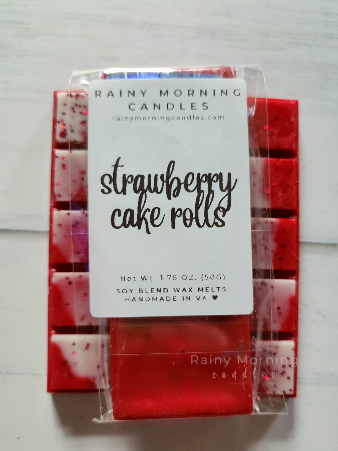 Strawberry Cake Rolls | Wax Melts by Rainy Morning Candles