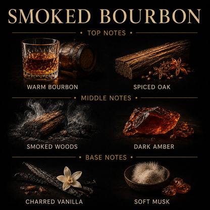 Smoked Bourbon Room And Linen Spray Non Toxic 4 Oz Home Fragrance