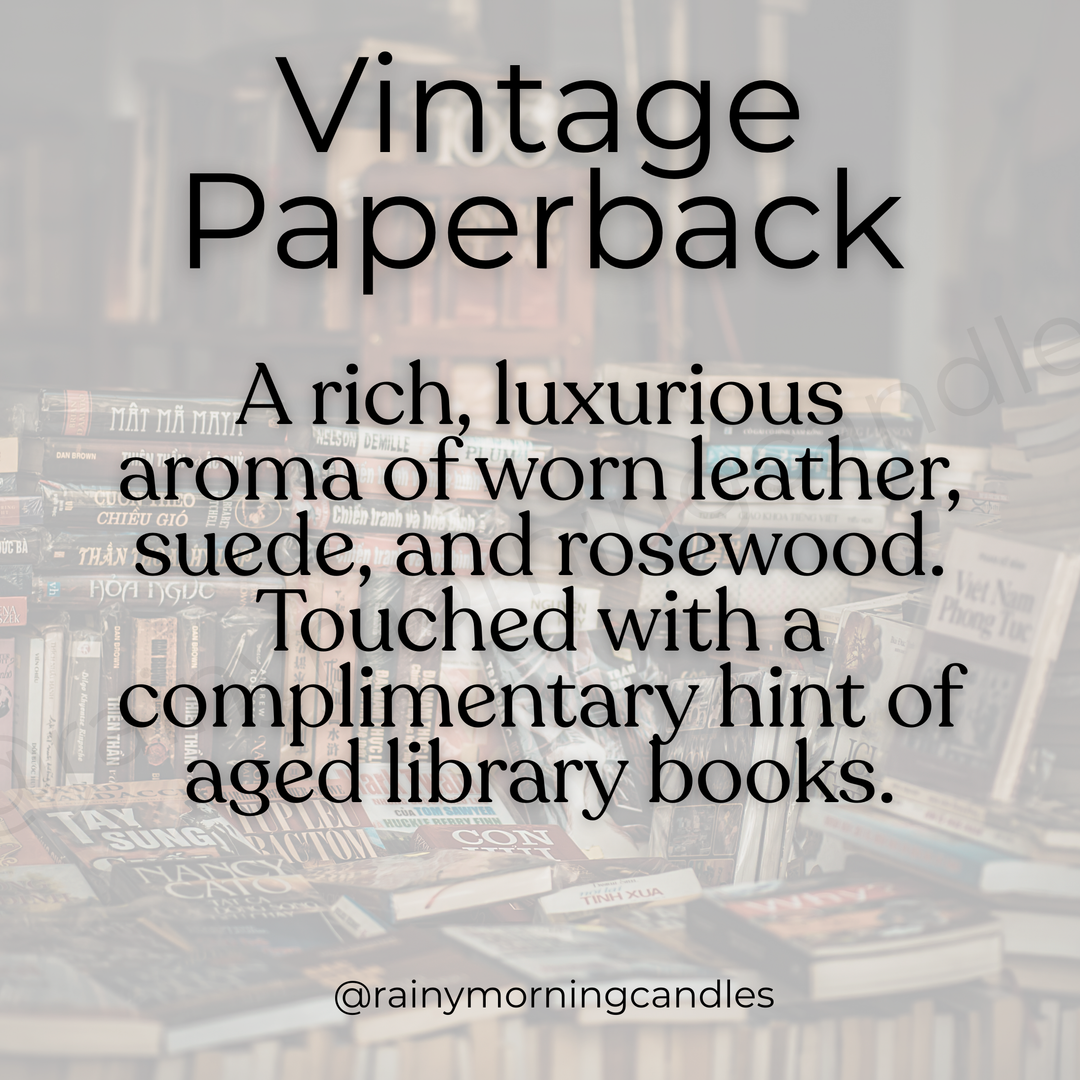 Vintage Paperback | Wax Melts by Rainy Morning Candles