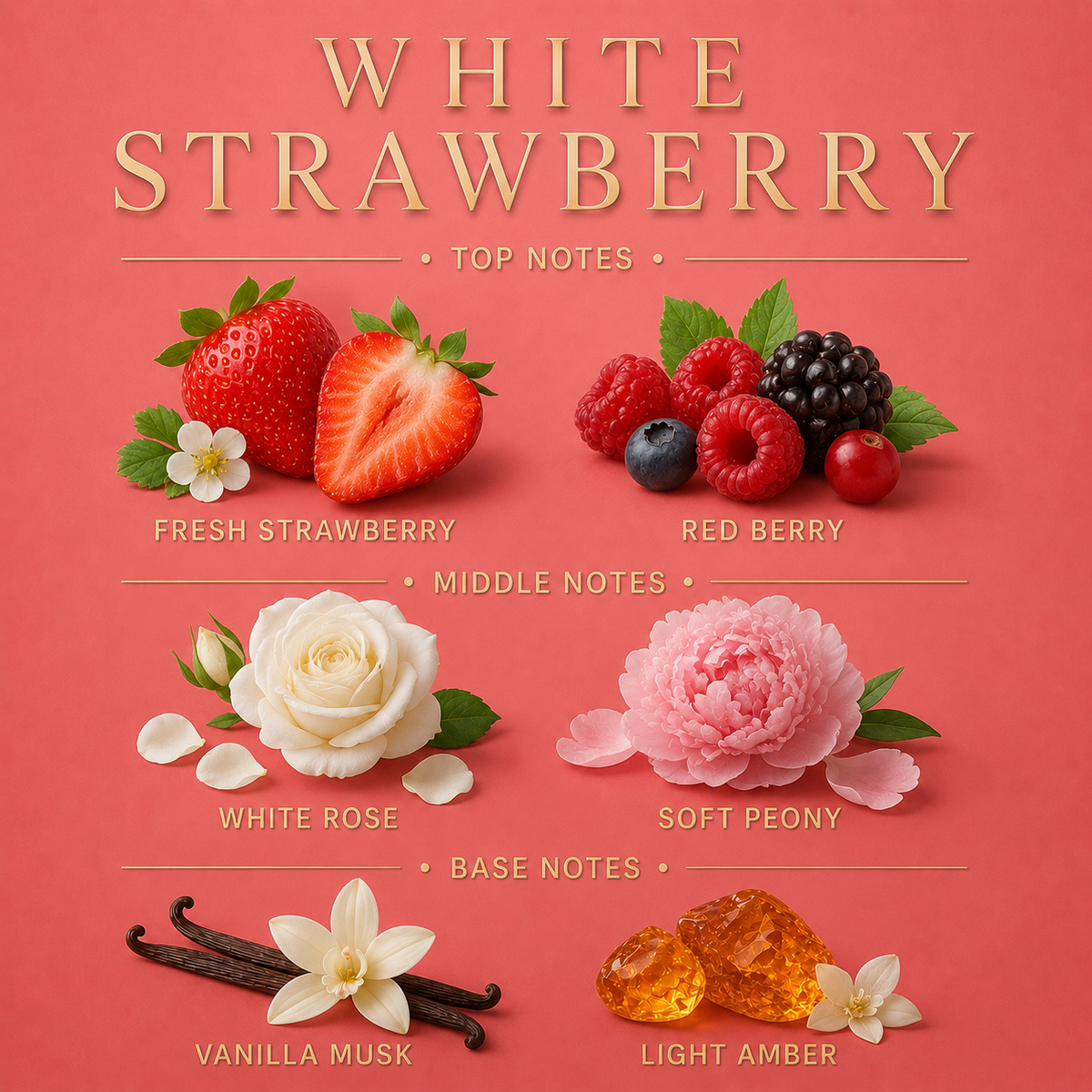 White Strawberry Room And Linen Spray Non Toxic Fresh Fragrance 4 Oz