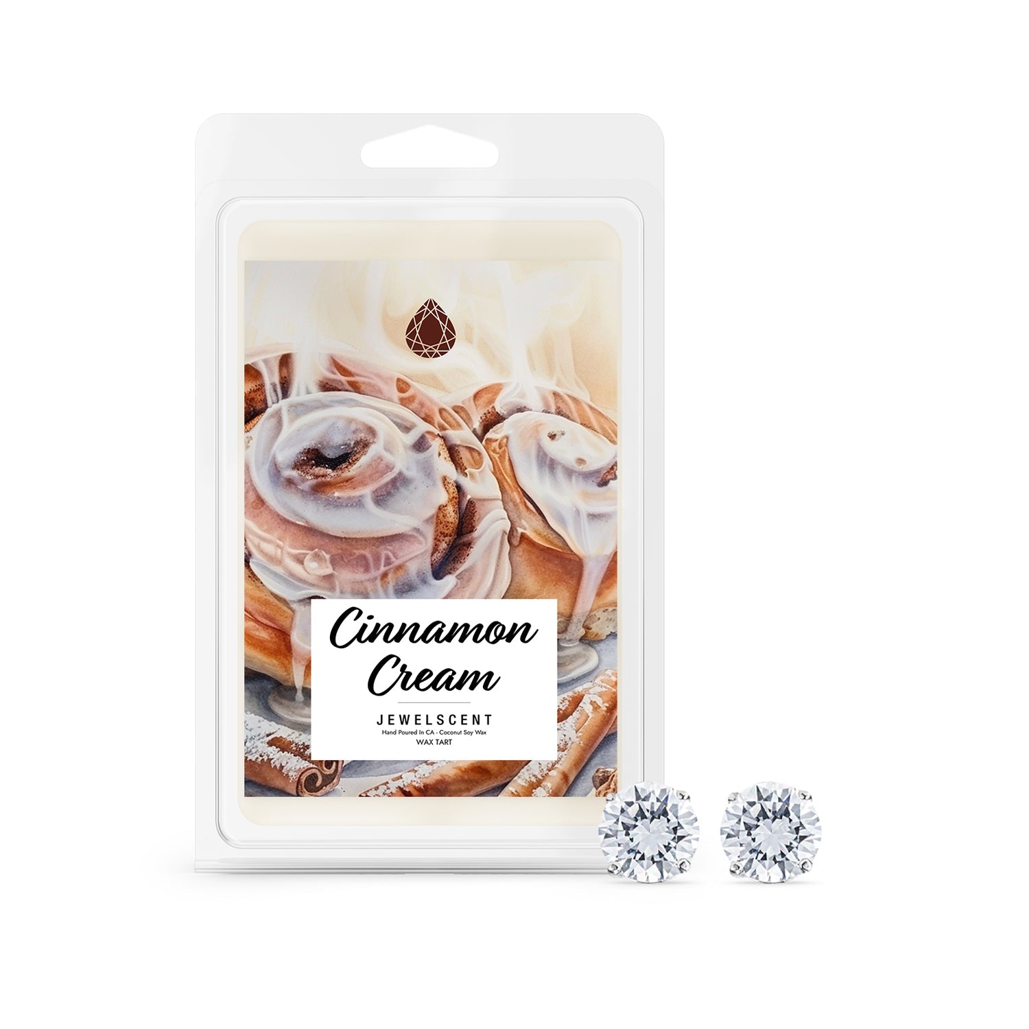 Cinnamon Cream Jewelry Wax Tart by JewelScent