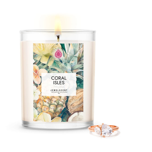Coral Isles 18oz Home Jewelry Candle by JewelScent