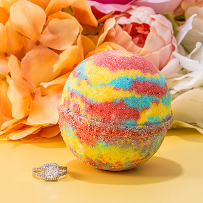 Coral Isles Jewelry Bath Bomb - A Luxurious Soaking Experience by JewelScent