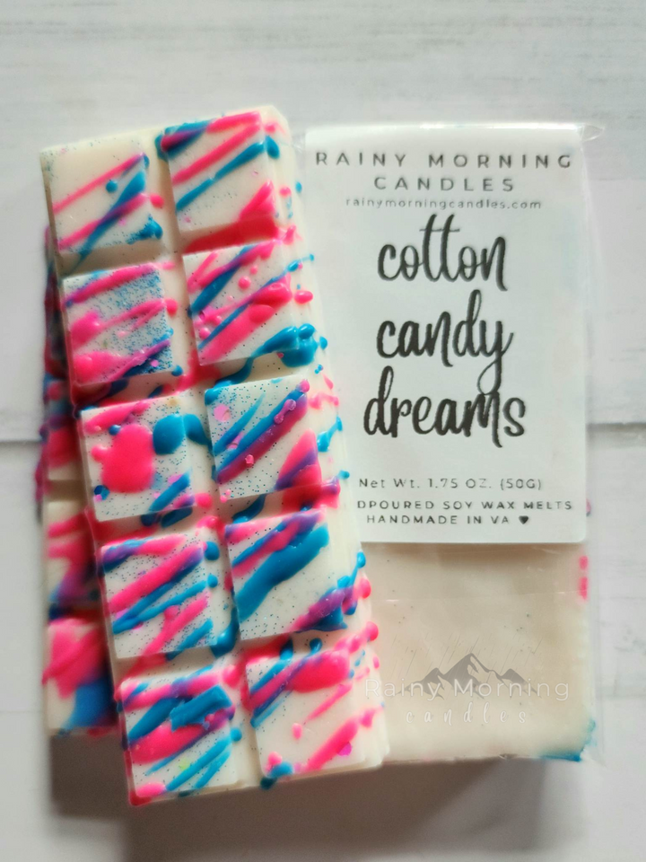 Cotton Candy Dreams | Wax Melts by Rainy Morning Candles