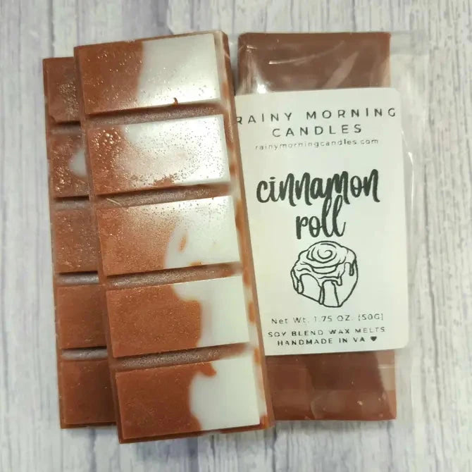 Cinnamon Roll Wax Melts for a Sweetly Scented Home by Rainy Morning Candles