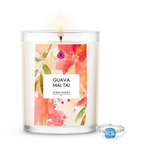 Guava Mai Tai 18oz Home Jewelry Candle by JewelScent
