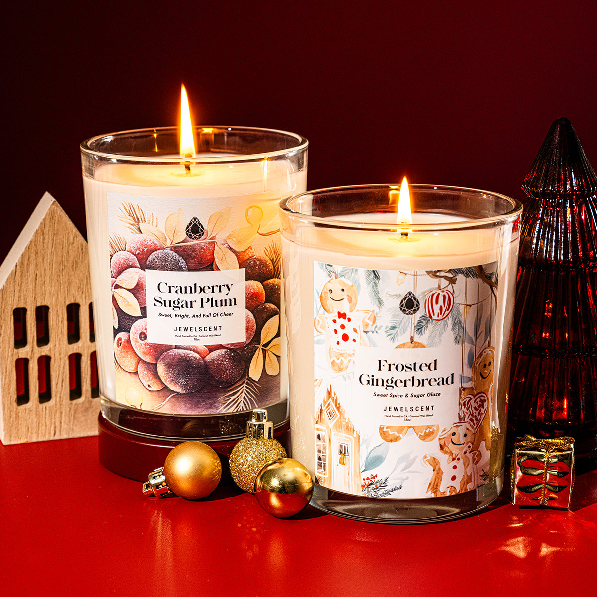 Cranberry Sugar Plum 18oz Home Jewelry Candle by JewelScent
