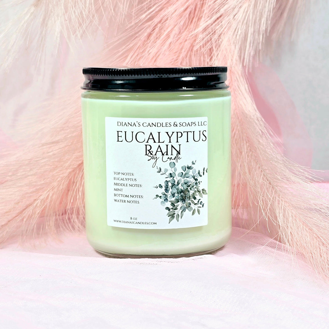Eucalyptus Rain Candle - Deeunta Domain