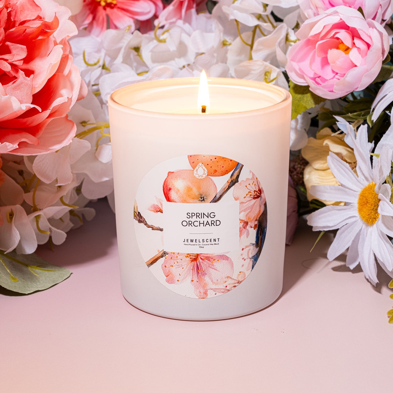 Spring Orchard 10oz Signature Jewelry Candle by JewelScent