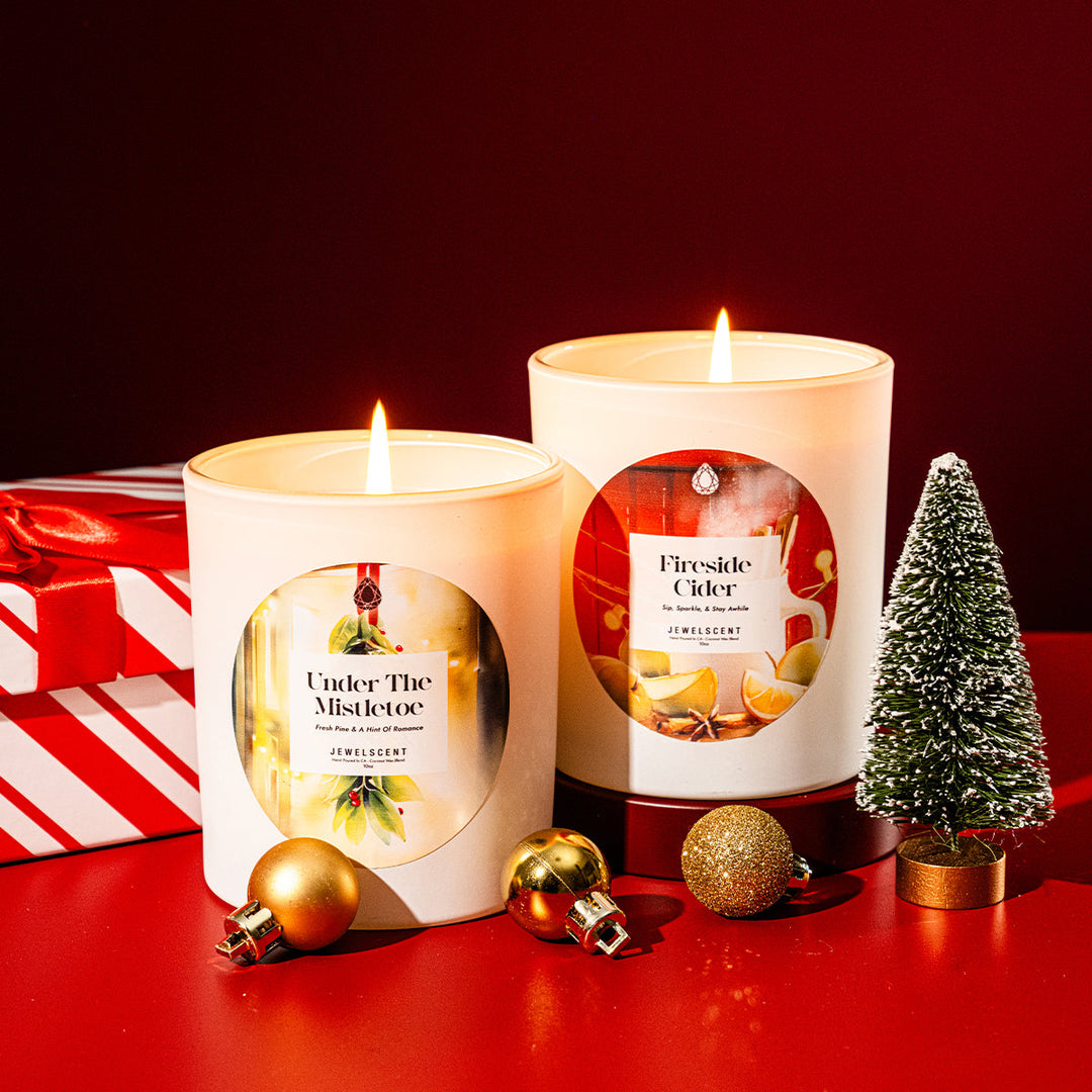Fireside Cider Jewelry Candle 10oz Signature Scented Candle by JewelScent